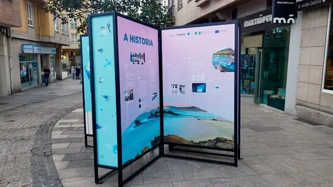Exposici&oacute;n del Museo Mar de Sorrizo en las calles de Arteixo.