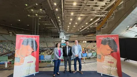 Presentaci&oacute;n de los conciertos de Quevedo en el Coliseum de A Coru&ntilde;a.