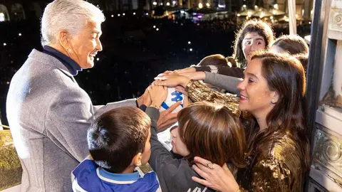 Bebeto marca el inicio de la Navidad en A Coru&ntilde;a.