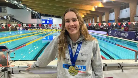 Paula Otero, del Club Nataci&oacute;n Arteixo, campeona de Espa&ntilde;a.