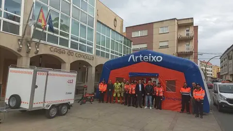 Arteixo refuerza la capacidad de Protecci&oacute;n Civil con un nuevo puesto avanzado.