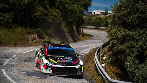 Roberto Blach Jr. durante el Rallye Sierra Morena.