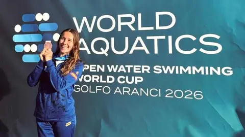 Paula Otero, medalla de bronce en Cerde&ntilde;a.