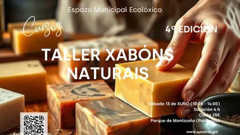 Taller de elaboraci&oacute;n de jabones naturales en Arteixo.
