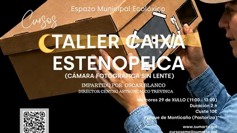Arteixo organiza un taller para construir una c&aacute;mara estenopeica.