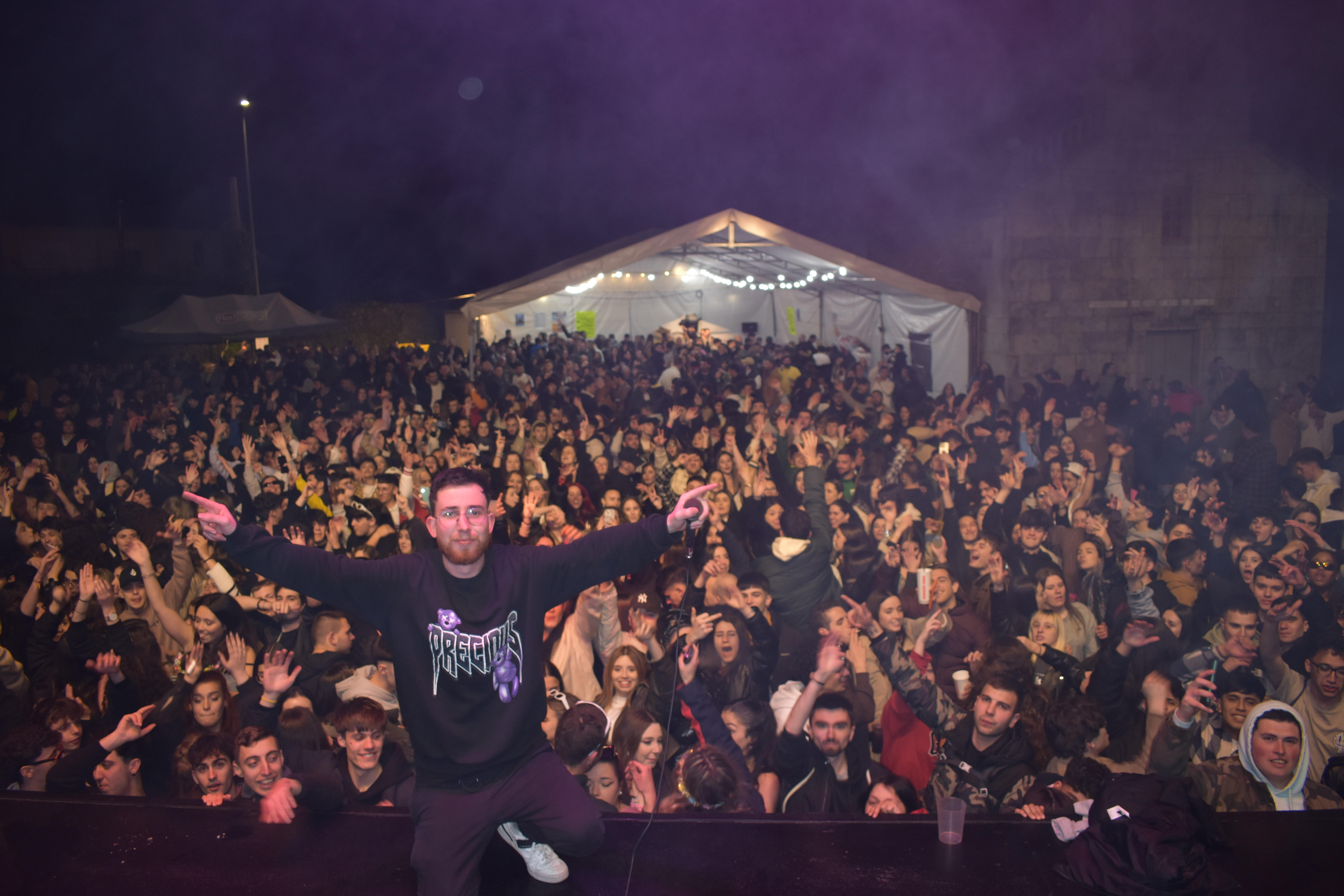 David Bermúdez en uno de sus conciertos.