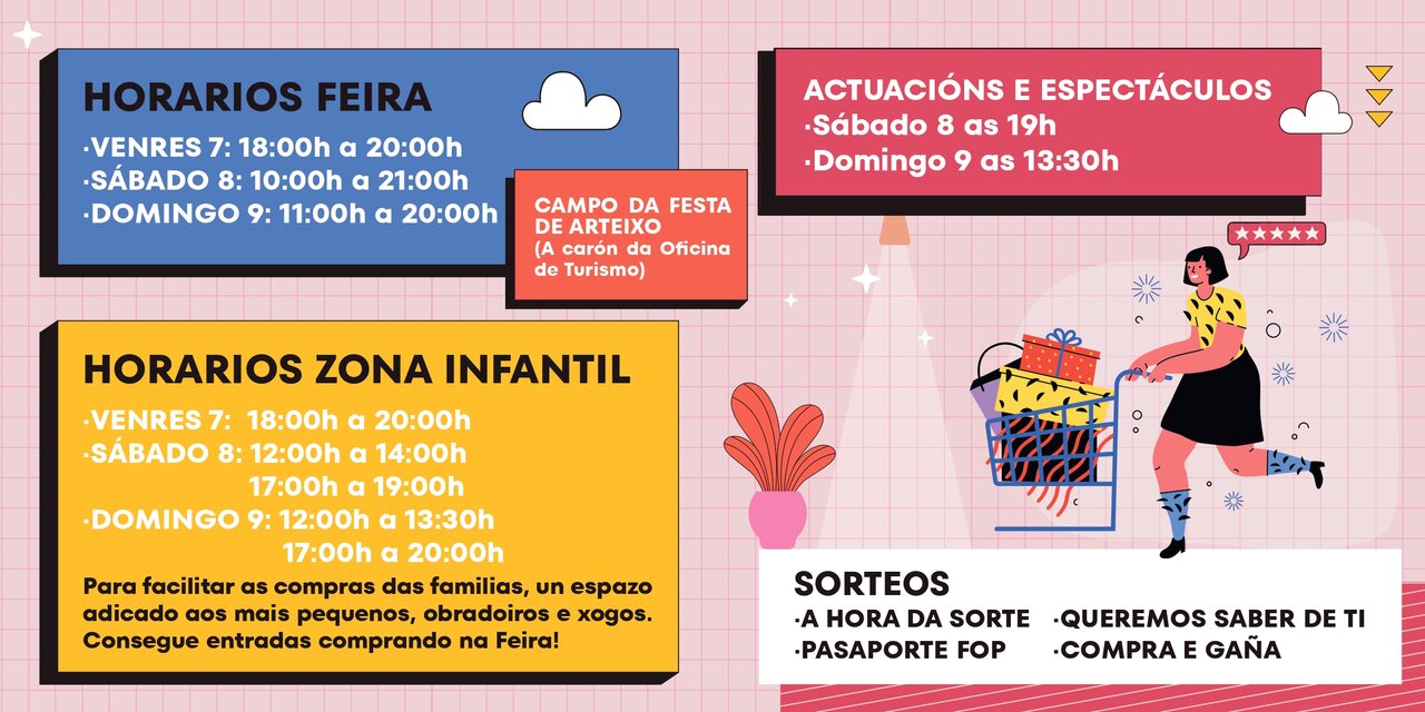 Horarios de la Feria de Oportunidades en Arteixo.