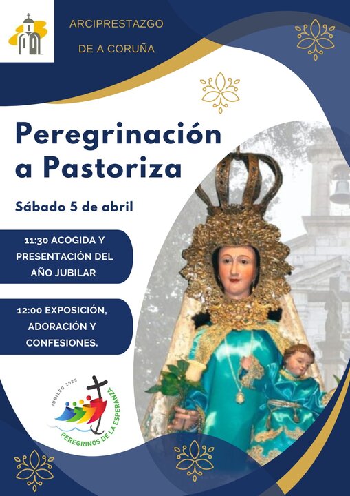 Cartel de la peregrinación a Pastoriza.