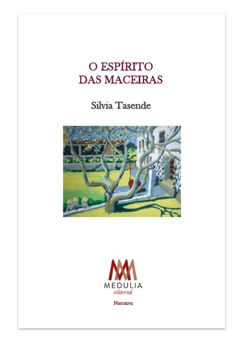 Portada da novela "O espírito das maceiras" de Silvia Tasende.