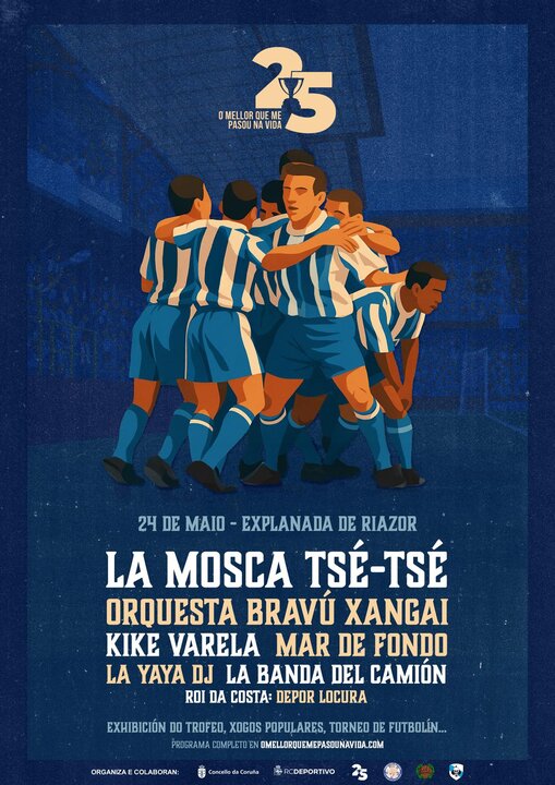 Programa de conciertos de la celebración.