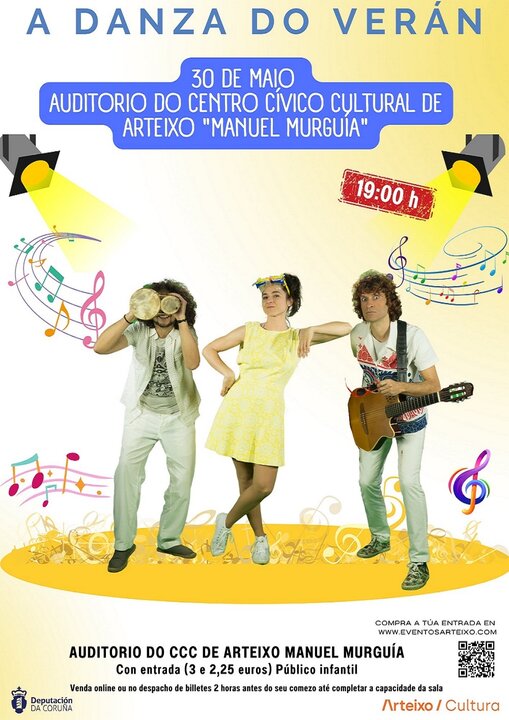 Cartel de "A Danza do Verán".