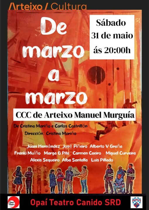 Cartel de "De marzo a marzo".