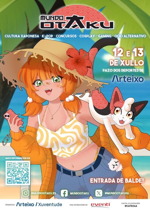 Cartel del Mundo Otaku de Arteixo.