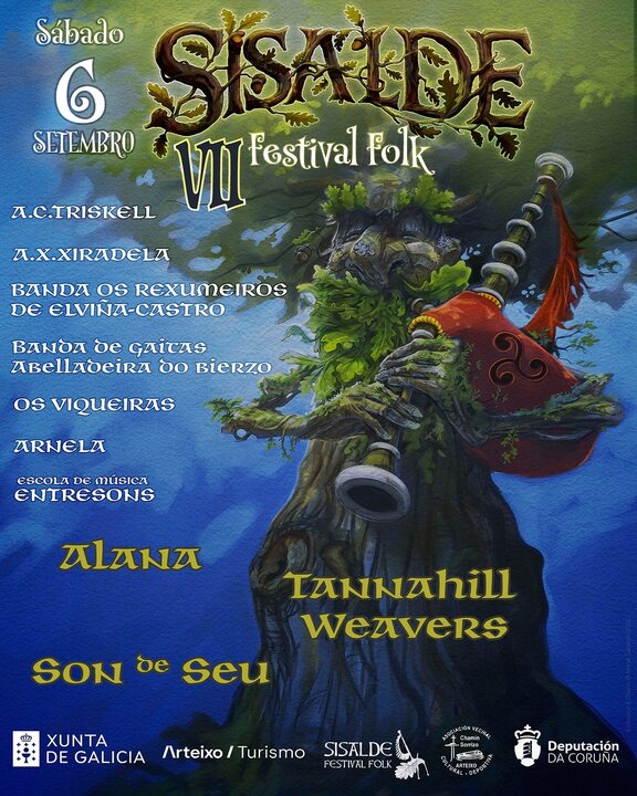 Cartel del Festival Folk de Sisalde 2025.
