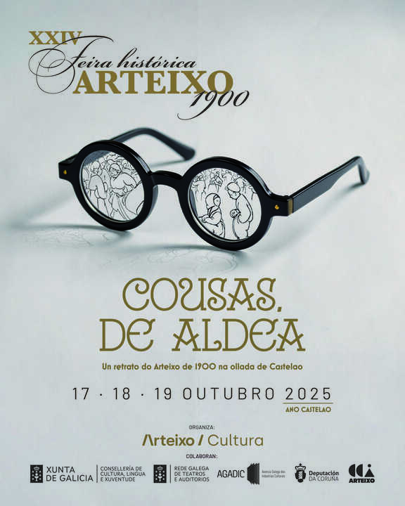 Cartel de la Feira Histórica de Arteixo 2025.