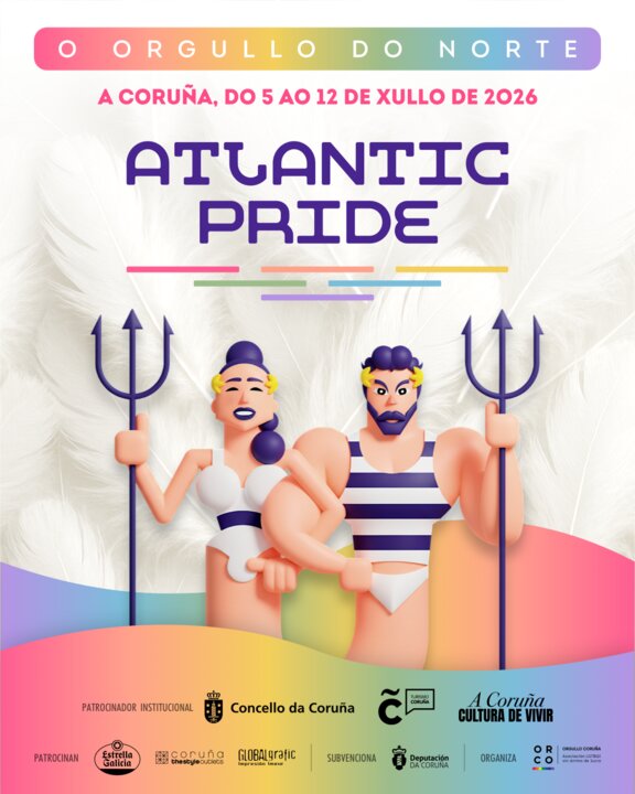 Cartel del Atlantic Pride 2026.