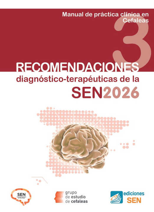 Portada del Manual de Cefaleas de la SEN.